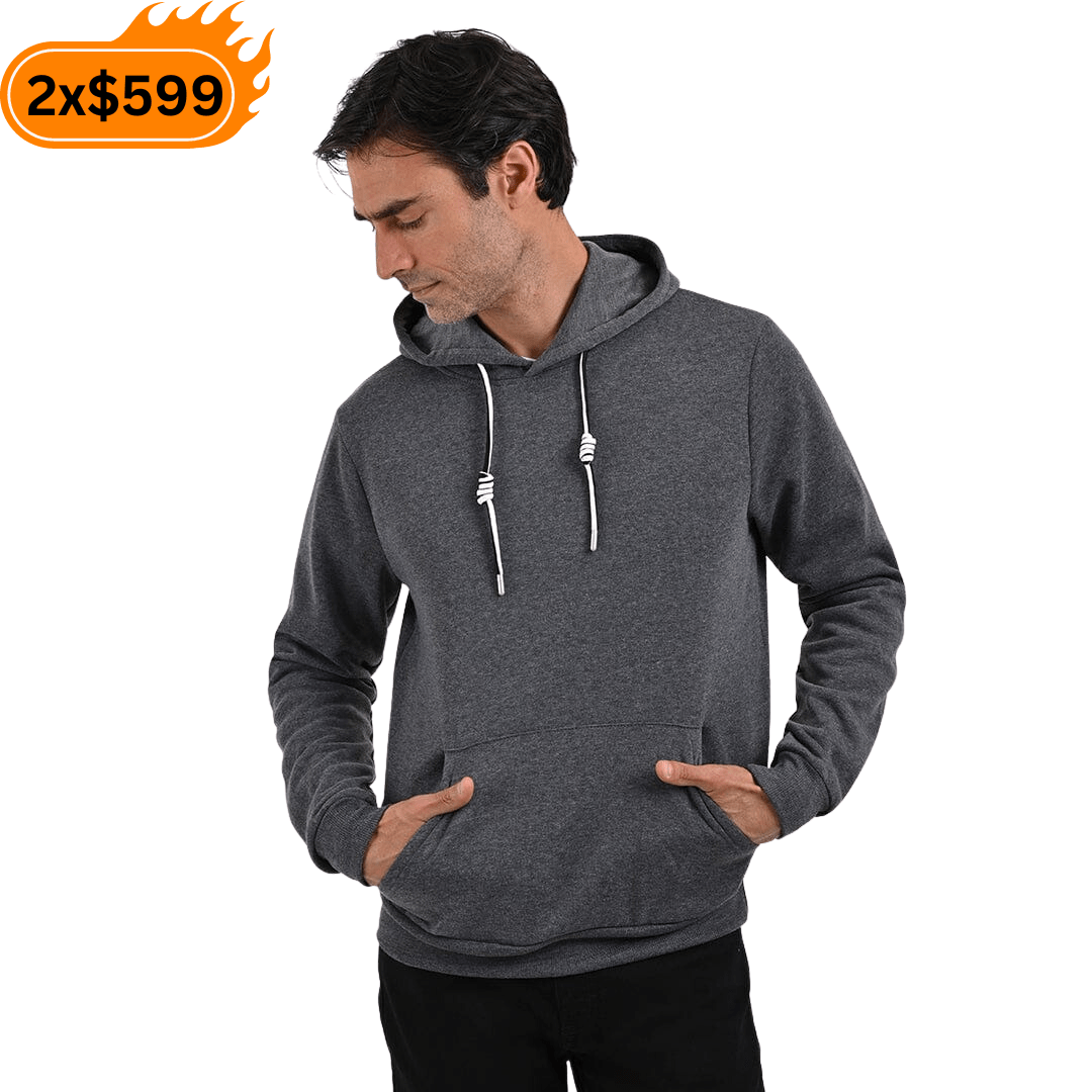 Sudadera Hoodie UNISEX color gris