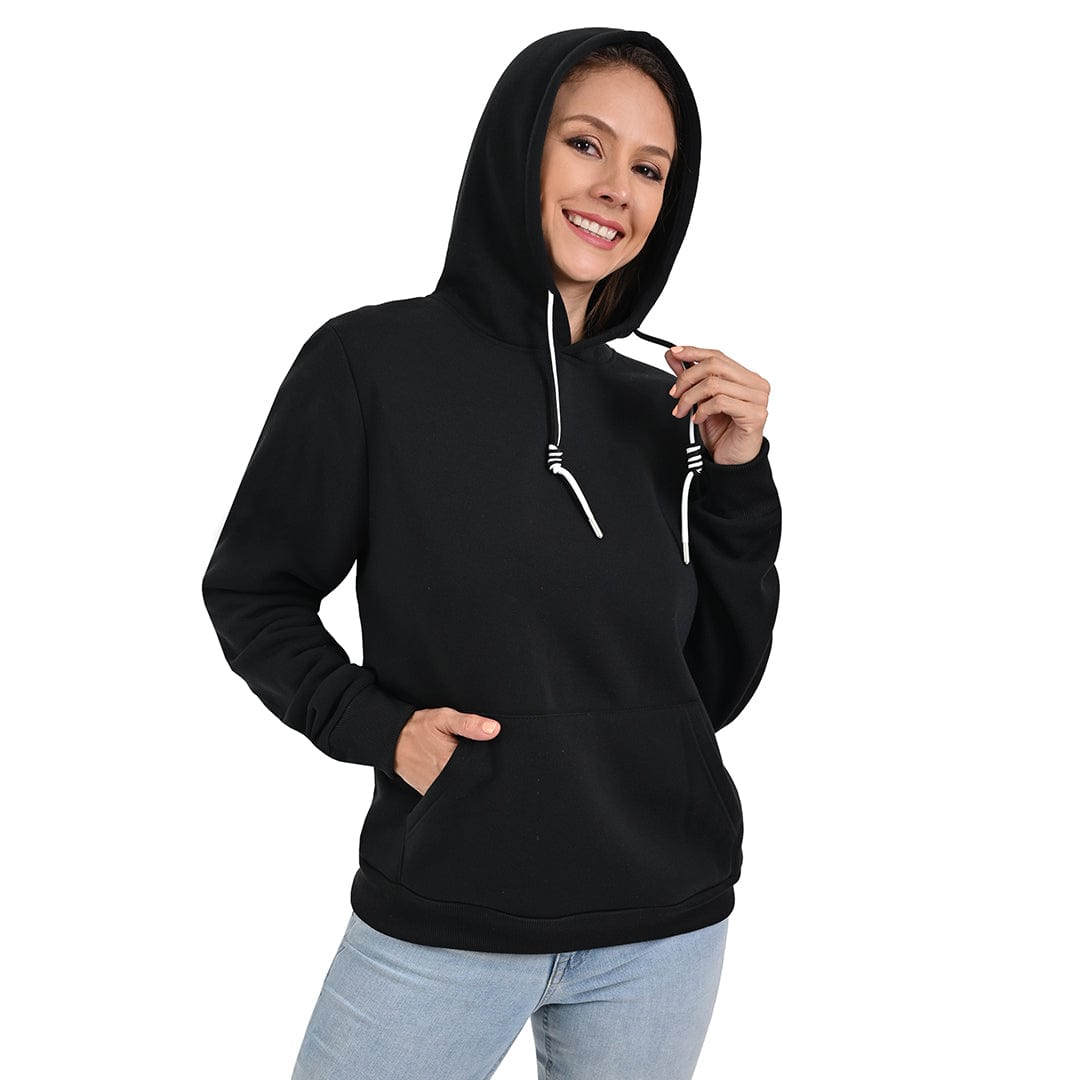 Sudadera Hoodie UNISEX color Negro