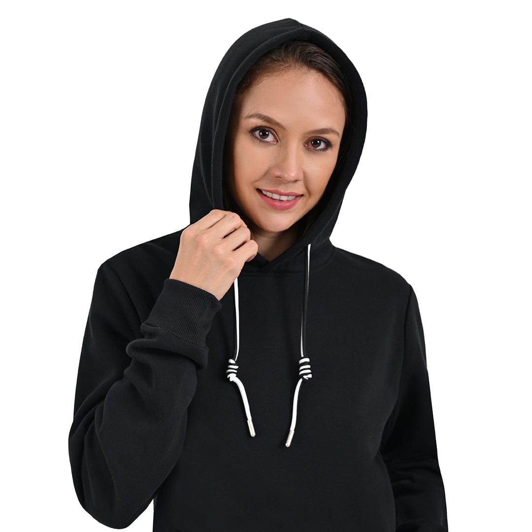 Sudadera Hoodie UNISEX color Negro