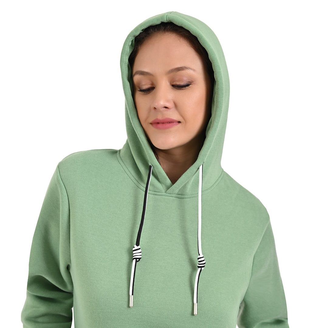 Sudadera Hoodie UNISEX color verde claro