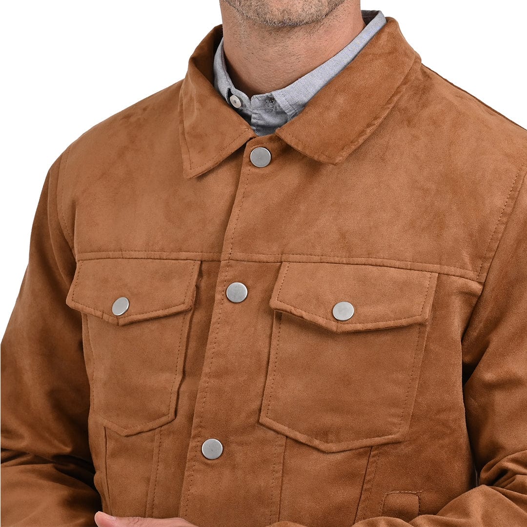 Chamarra color camel online hombre